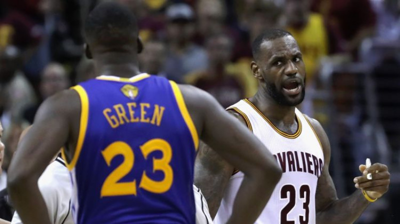 Dreimonds Grīns un Lebrons Džeimss
Foto: AFP/Scanpix