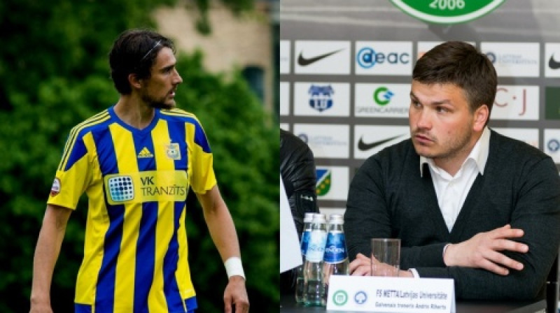 Ģirts Karlsons un Andris Riherts
Foto: Māris Greidāns