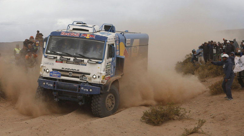 "Kamaz" šī gada Dakaras rallijā
Foto: TT NYHETSBYRÅN/Scanpix
