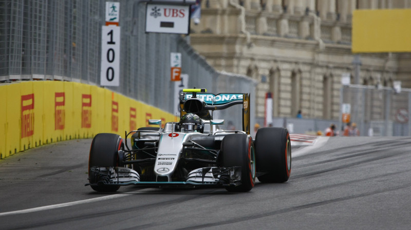 Niko Rosbergs Baku trasē
Foto: LaPresse/Scanpix