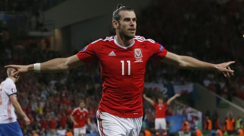 Gerets Beils spēlē pret Krieviju
Foto: AFP/Scanpix