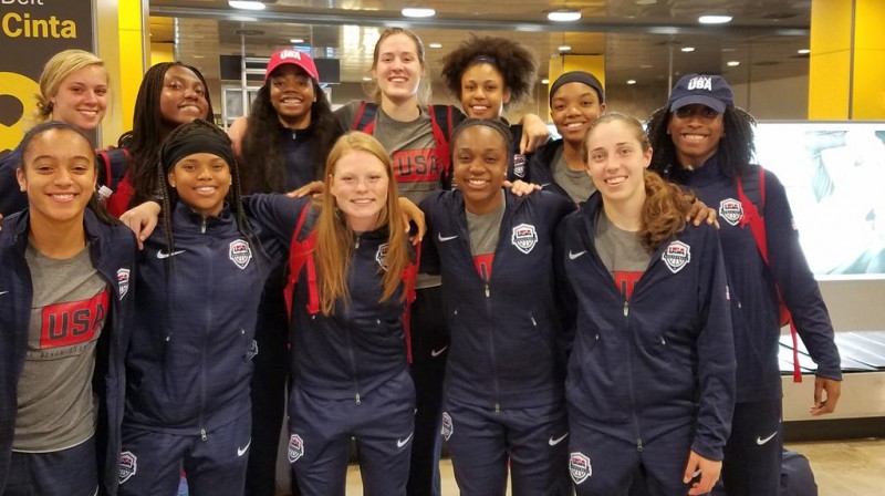 ASV U17 izlases spēlētājas
Foto: USA Basketball