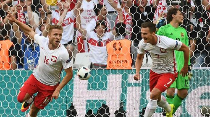 Vienīgo vārtu autors Jakubs Blaščikovskis
Foto: AFP/Scanpix