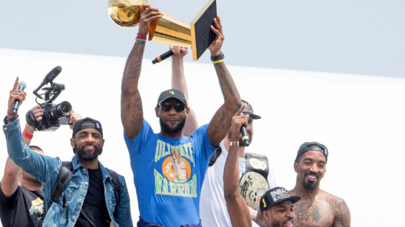 Klīvlendas "Cavaliers" - NBA čempioni
Foto: AFP/Scanpix