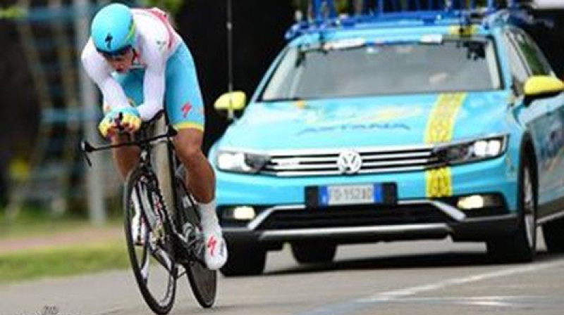 Gatis Smukulis trasē
Foto: Astana Pro team