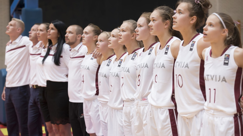 Latvijas U17 meiteņu basketbola izlase Saragosā
Foto: fiba.com
