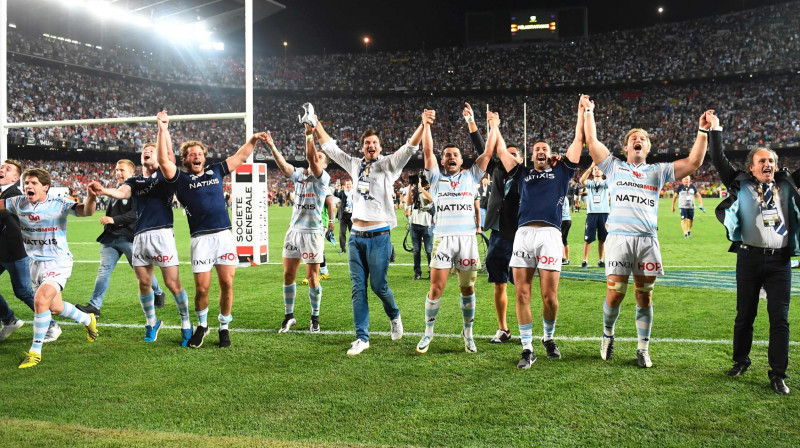 Parīzes "Racing 92" svin uzvaru Francijas Top 14 čempionātā
Foto: AFP/Scanpix
