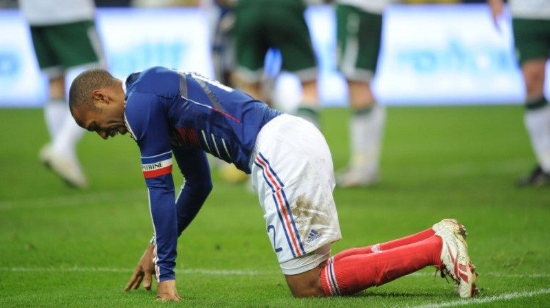 Tjerī Anrī spēlē pret īriju
Foto: AFP/Scanpix