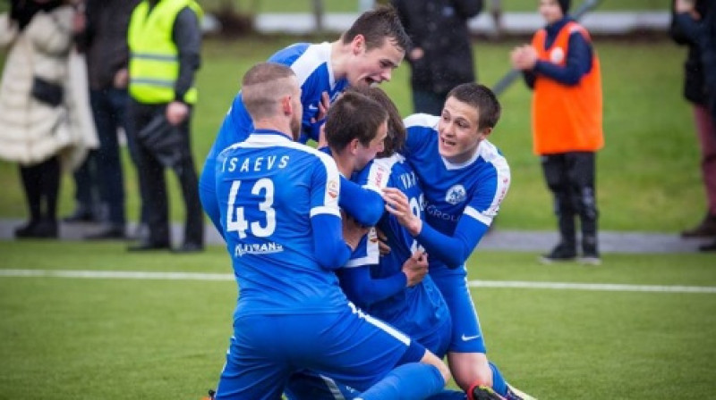 RFS svin uzvaras vārtus pret "Liepāju" (1:0)
Foto: RFS