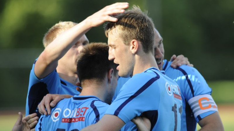 "Riga" futbolisti
Foto: Romāns Kokšarovs/F64