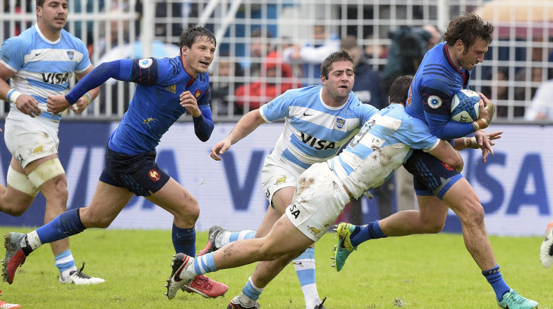 Argentīna nespēja apturēt Franciju nedz laukumā, nedz jaunajā pasaules rangā.
Foto: AFP/Scanpix