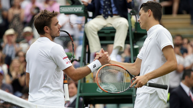 Stens Vavrinka un Teilors Frics
Foto: AP/Scanpix