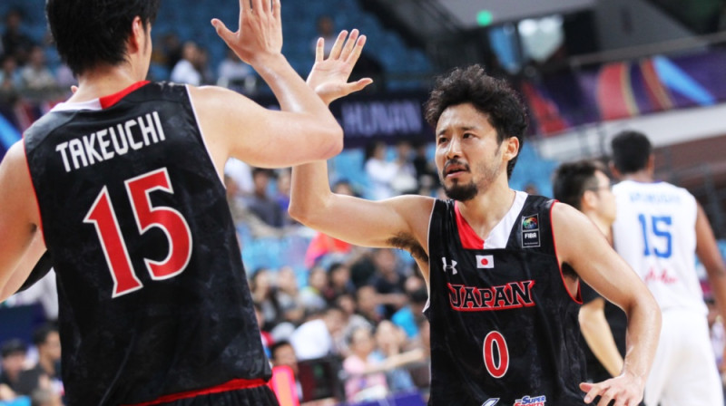 Japānas izlases veterāni Džodži Takeuči un Juta Tabuse 
Foto: FIBA Asia
