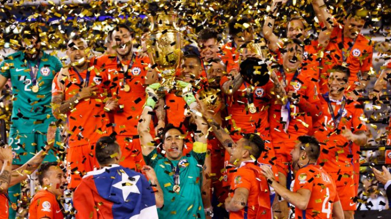 Čīle svin uzvaru "Copa America"
Foto: SIPA/Scanpix