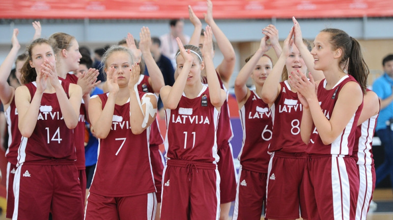 Latvijas U17 izlase - 10.vieta pasaules čempionātā.
Foto: FIBA.com