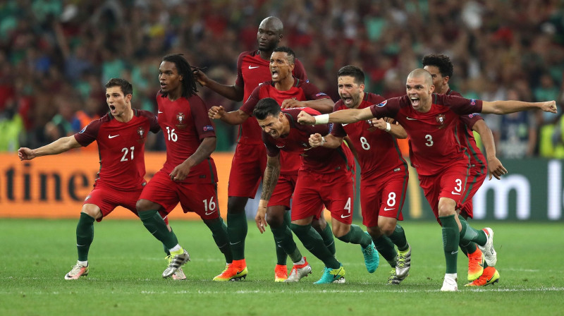 Portugāles izlases prieki
Foto: AFP/Scanpix