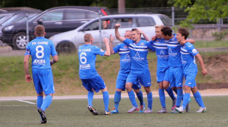 FK "Ogre" guvusi uzvaras vārtus
Foto: Ritvars Raits