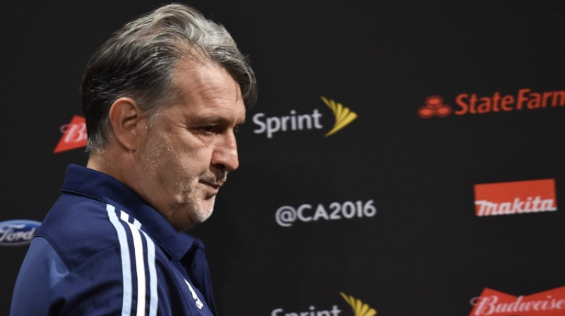 Herardo Martino pie Argentīnas stūres bija divus gadus, zaudējot abos "Copa America" finālos
Foto:AFP/Scanpix