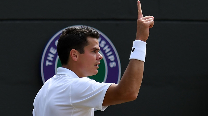 Milošs Raoničs nobriedis pirmoreiz tikt "Grand Slam" finālā?
Foto: AFP/Scanpix