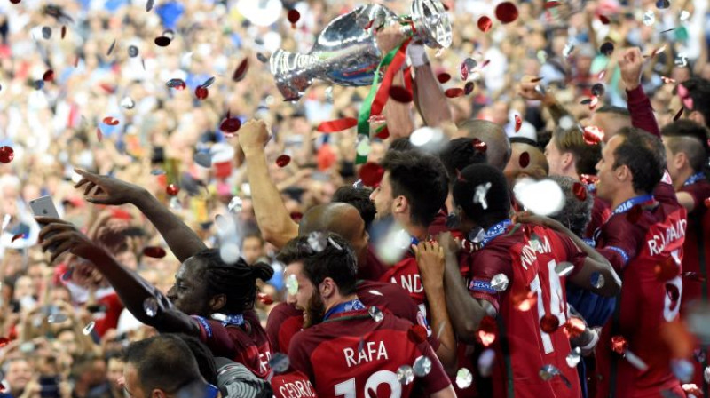 Portugāle svin. Un pelnīti.
Foto: AFP/Scanpix