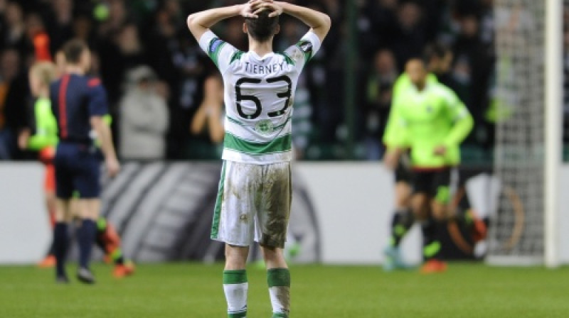 "Celtic" izgāzās pirmajā spēlē, bet vēl var visu labot atbildes mačā
Foto: AFP/Scanpix