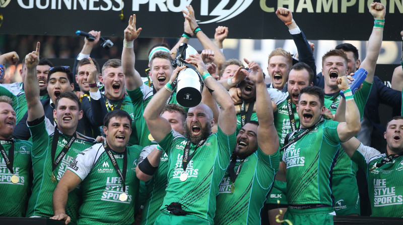 Konahtas regbisti uzvarot Pro 12 turnīrā
Foto: Sipa USA/Scanpix