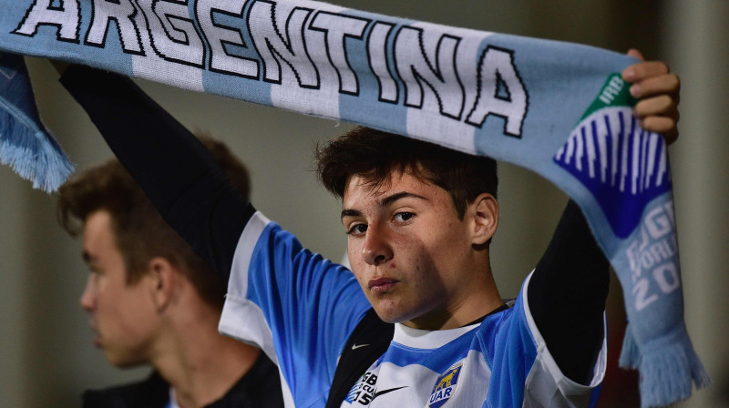 Argentīnas regbija līdzjutējs
Foto: AFP/Scanpix