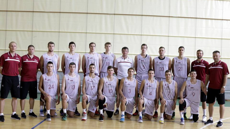 Latvijas U20 vīriešu basketbola izlase
Foto: basket.lv
