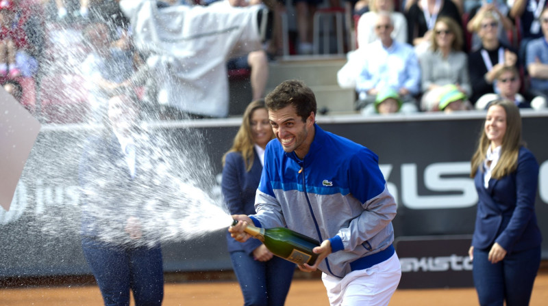 Alberts Ramoss atzīmē pirmo ATP titulu
Foto: AFP/Scanpix