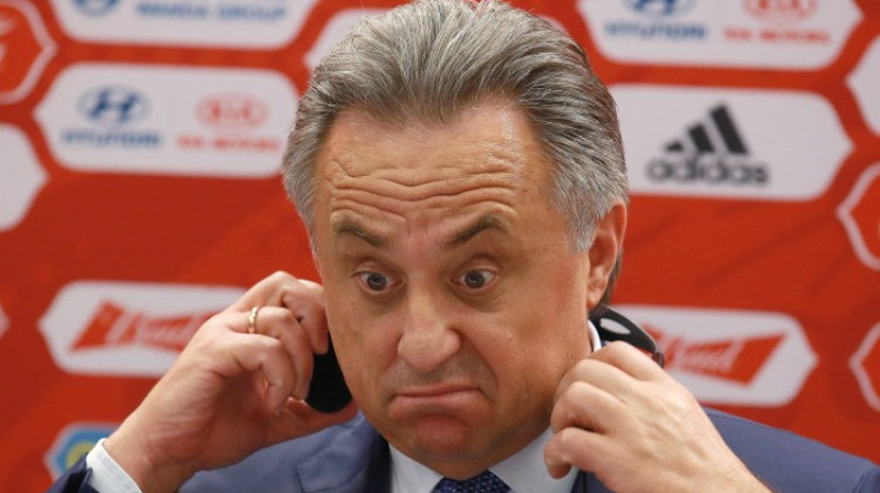 Krievijas sporta ministrs Vitālijs Mutko
Foto: TASS/Scanpix