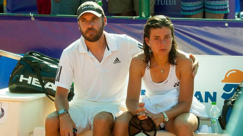 Anastasija Sevastova ar savu treneri
Foto: Bucharest Open