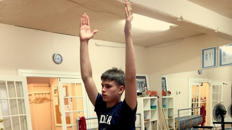 Deniss Vasiļjevs rehabilitācijas procesā
Foto: facebook.com/Deniss-Vasiljevs-119549618231301