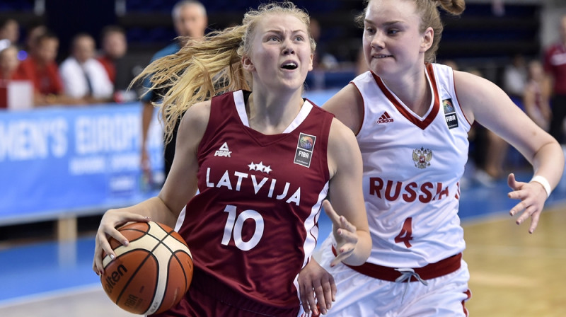 Alise Markova cīņā ar Raisu Musinu
Foto: fiba.com