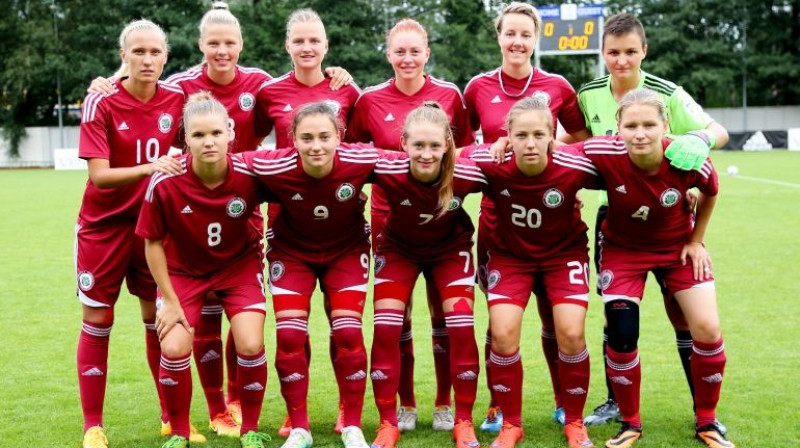 Latvijas sieviešu izlase
Foto: LFF