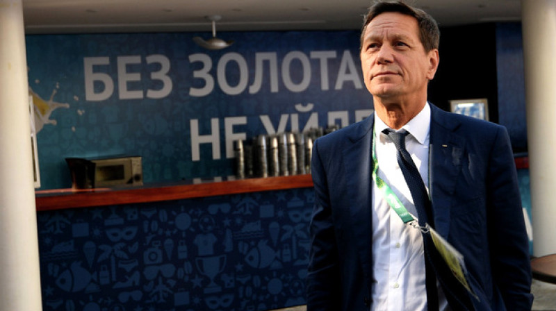 Krievijas Olimpiskās komitejas prezidents Aleksandrs Žukovs krievu fanu mājā Rio 
Foto: Ramils Sitdikovs, rsport.ru