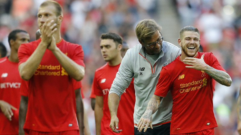 Jirgens Klops un Alberto Moreno
Foto: AP/Scanpix