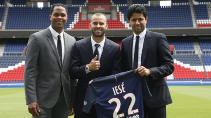 Hesē Rodrigess ar 22. numuru
Foto: PSG.fr