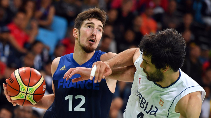 Nando De Kolo un Milošs Teodosičs: kolēģi klubā, konkurenti Rio
Foto: AFP/Scanpix