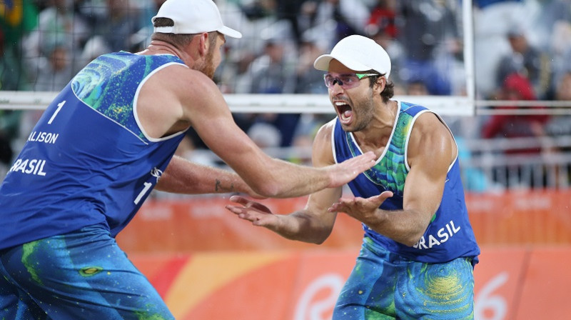 Alisons un Brunu Šmits
Foto: rio2016.fivb.com