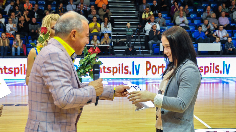 Aivars Lembergs un Rebeka Koha 
Foto: Juris Presņikovs, ventspils.lv