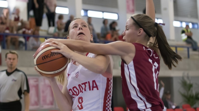 Māra Mote: trīs tālmetieni zaudējumā pret Horvātiju
Foto: fiba.com