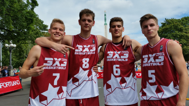 Latvijas U18 izlases septembrī cīnīsies par Eiropas U18 čempionāta medaļām.
Foto: Renārs Buivids