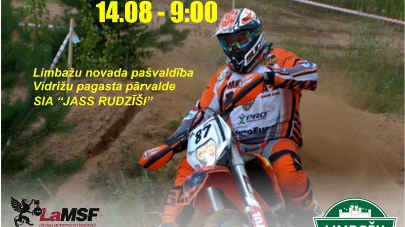 Divu dienu enduro šonedēļ dodas uz Vidrižiem