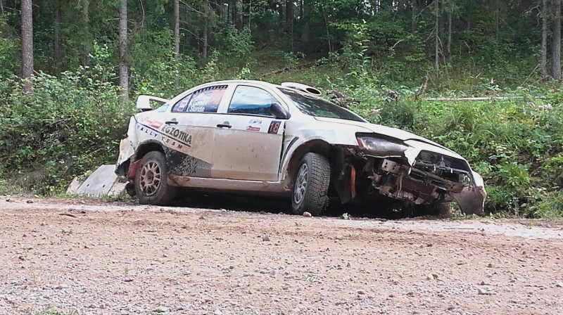 Auto pēc avārijas
Foto: Tomas Vaicekauskas