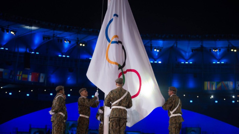 Armijnieki un olimpiskais karogs
Foto: Rio 2016