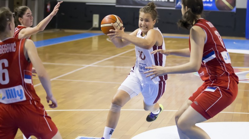 Aleksa Gulbe: uzvaras grozs pēdējā minūtē pret Krieviju
Foto: fiba.com