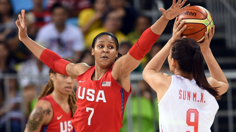 Maja Mūra: 9 punkti, 8 atlēkušās bumbas un 8 piespēles uzvarā pār Ķīnu
Foto: fiba.com