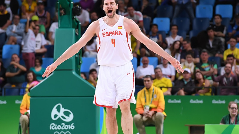Pau Gazols: 5 no 5 tālmetieniem +50 uzvarā pār Lietuvu
Foto: FIBA