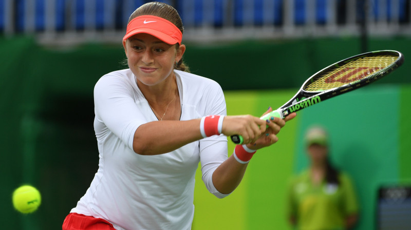 Aļona Ostapenko
Foto: Romāns Kokšarovs, F64