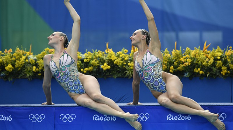Natālija Iščenko un Svetlana Romašina
Foto: AFP/Scanpix